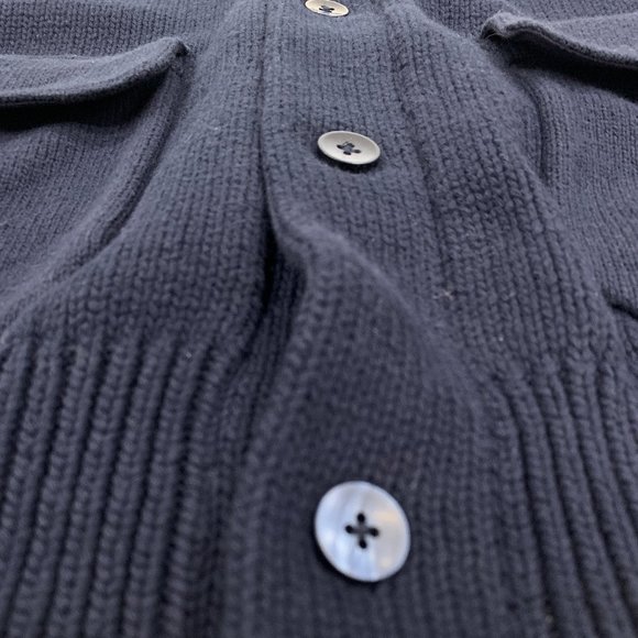 Michael Kors navy cardigan with pockets - Picture 4 of 7